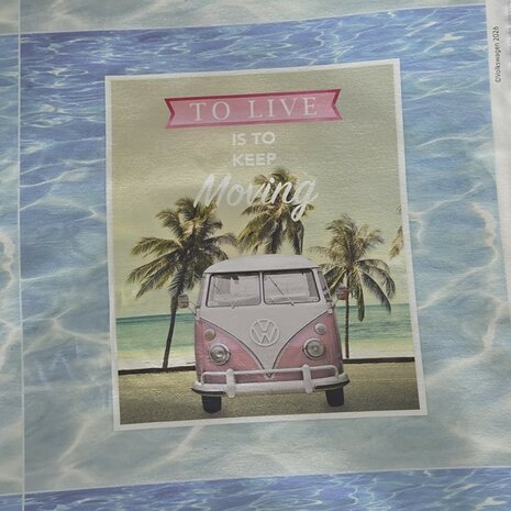 Qjutie Volkswagen Summer Kussenpaneel Half Panama