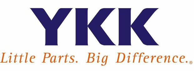 blauw (licht) Rits YKK nylon 50cm