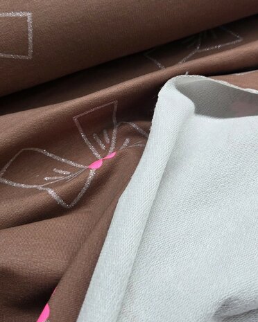 jogging met strikken neon glitter