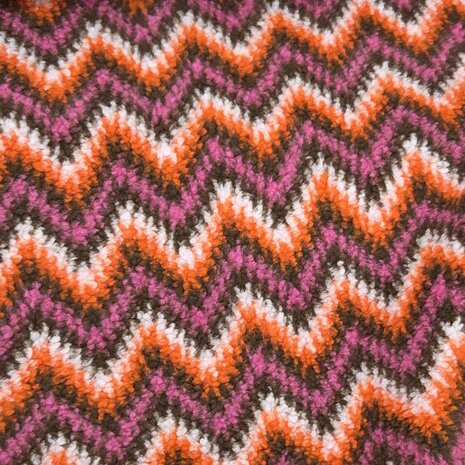 Qjutie jacquard teddy chevron zigzag kickensotffen