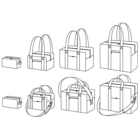 voyage sac et trousse traits e╠&uuml;paissis
