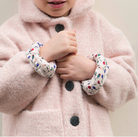 Ikatee SAM naaipatroon baby parka, jas en mantel