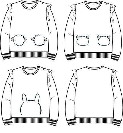 SINTRADessin sweat VOLANTS