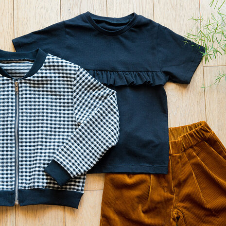 Ikatee JULES naaipatroon kindersweater en bomberjack