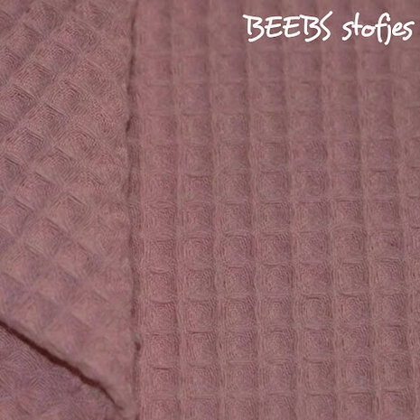 oud mauve wafel @beebsstofjes
