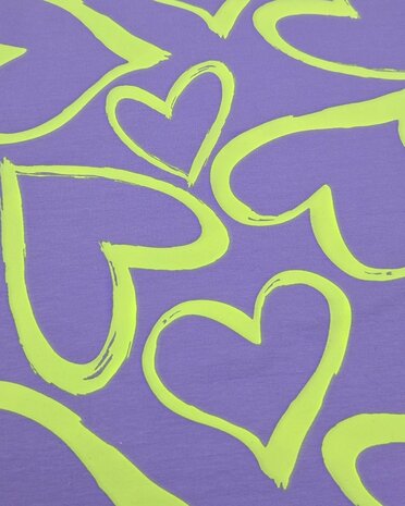 qjutie neon french terry k20153-430 kickenstoffen