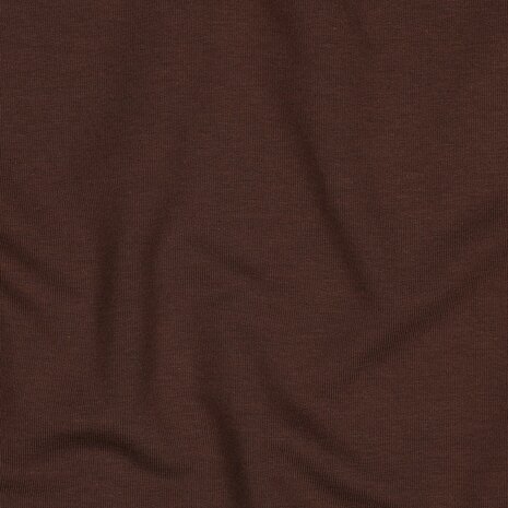 Poppy soft sweat bruin - kickenstoffen
