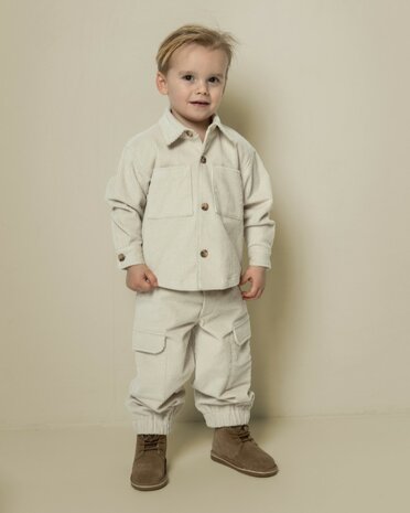 kinder set rekbare corduroy uit qjutie qjutest 4