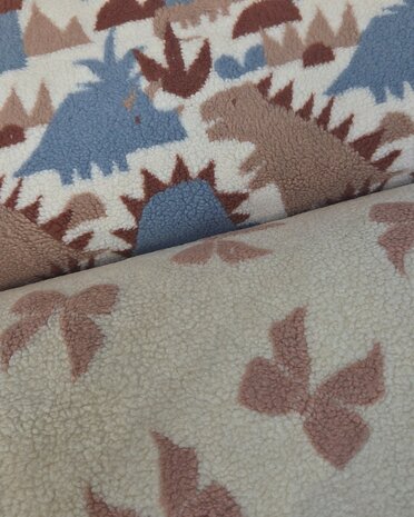 Jacquard teddy strikken en dino - qjutie and the qjutest 4 - kickenstoffen