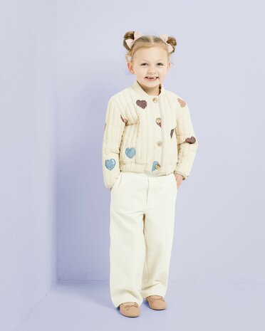 jasje hartjes pailletten en broek rekbare corduroy uit qjutie qjutest 4