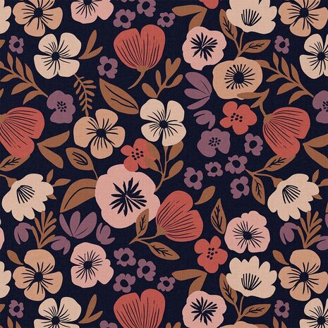 Swessie katoen palawa bloemen 125880