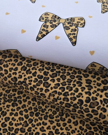 lila  french terry strik-panter - kickenstoffen