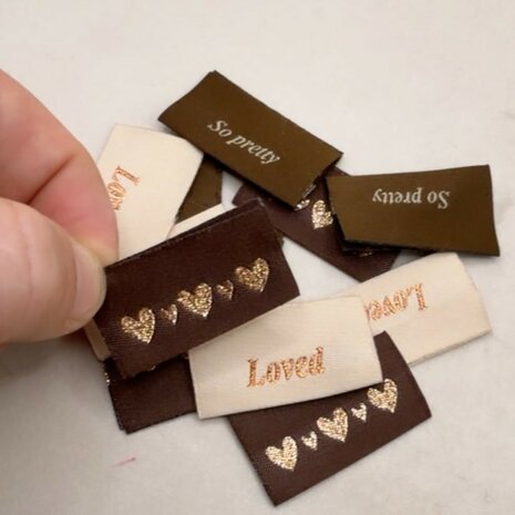 Label 'So Pretty' 4stuks - Loop &amp; Label