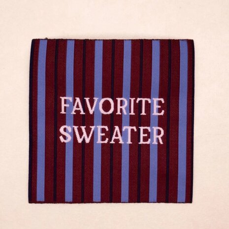 Label XXL 'Favorite sweater blue' - Loop &amp; Label