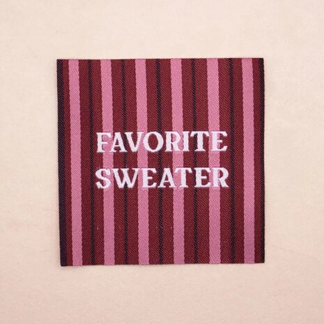 Label XXL 'Favorite sweater roze' - Loop &amp; Label