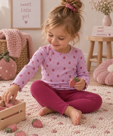 ribtricot ai voorbeeld - kickenstoffen kindersetje