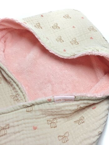 omslagdoek badcape bamboe katoen fleece hydrofiel mbym.sewing - kickenstoffen