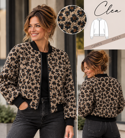 ai voorbeeld clea jaguar boucle - in echt print wat anders - kickenstoffen