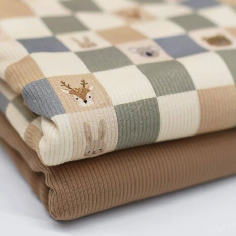 Rib-Jersey-Fabric-Animal-Blocks-30mm-Colorsful-camel-uni-rib