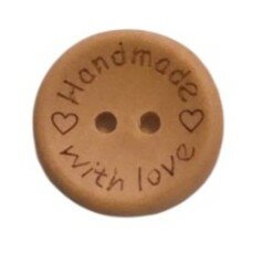 handmade with hartje knopen knoopjes - KicKenStoffen