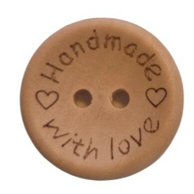 handmade with hartje knopen knoopjes - KicKenStoffen
