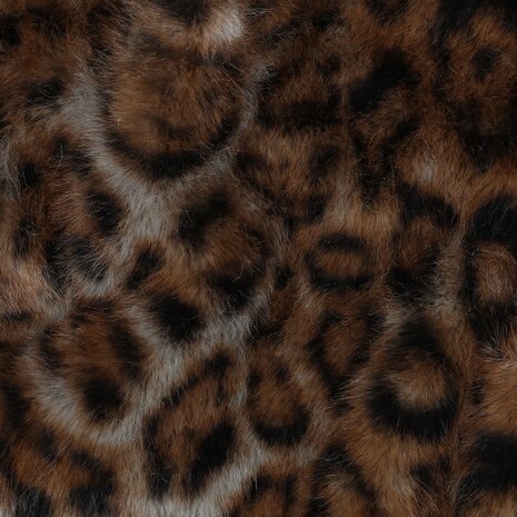 Poppy Faux Fur Animal Skin &ndash; Panter
