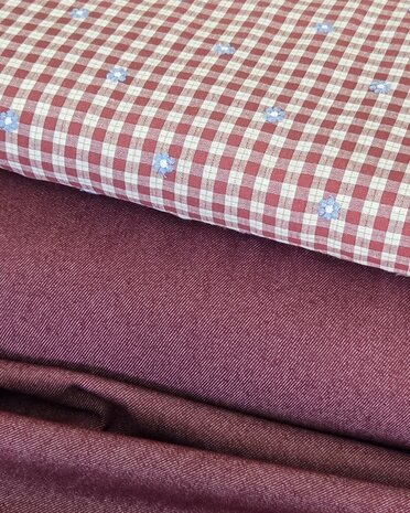 burgundy poppy stoffen bij kickenstoffen