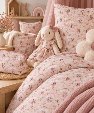 Cotton Ballerina Deer &ndash; Pink