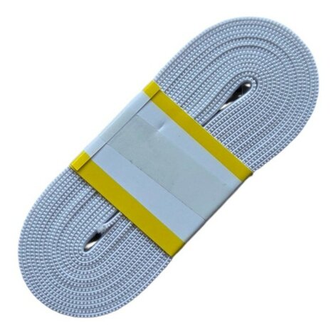 Geweven Elastiek Wit 25 mm &ndash; 2,5 Meter  KicKenStoffen