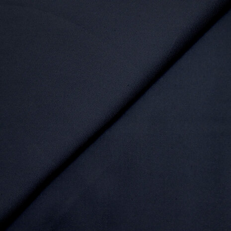 Heavy Viscose Twill Marineblauw KicKenStoffen 110419