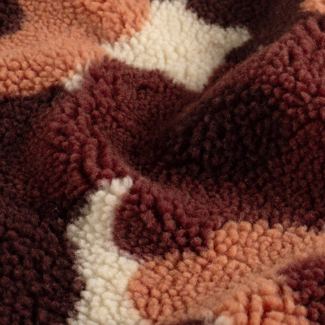 Teddy Retro Bloemen Cr&egrave;me Bordeaux KicKenStoffen 26120_052