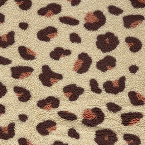 Teddy Luipaardprint Natural KicKenStoffen 26121_052