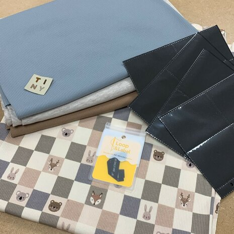 stoffen labels en tabbladen kickenstoffen