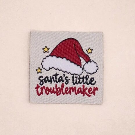 Label S 'Santa&rsquo;s little troublemaker' - Loop &amp; Label
