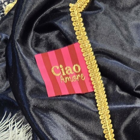 Label XXL Ciao Amore bordeaux roze - Loop &amp; Label