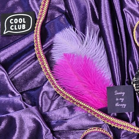 Label XXL Ciao Amore bordeaux roze - Loop &amp; Label
