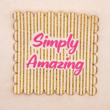 Label XXL gesneden 'Simply Amazing' - Loop &amp; Label