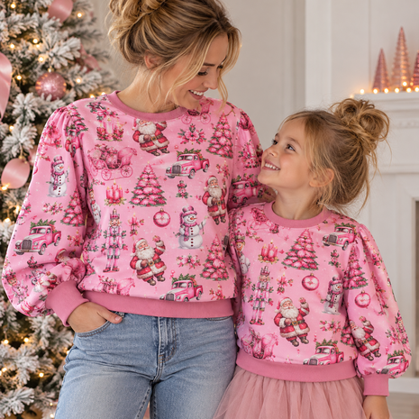 ai afbeelding impressie hera sweater twinning  - kickenstoffen - prints kunnen afwijken