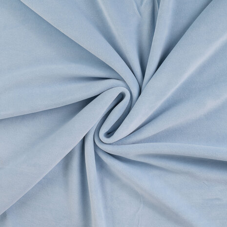 katoenen velvet soft blue - nicky - RS0003-920