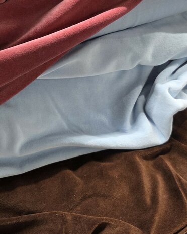 katoenen velvet - nicky velours - kickenstoffen 