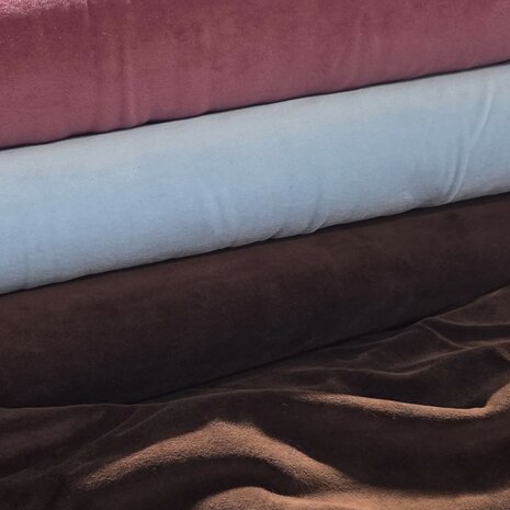 katoenen velvet - nicky velours - kickenstoffen 