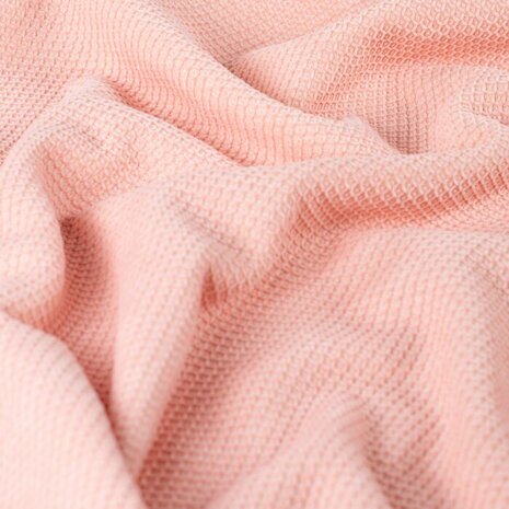 Double Face Boucl&eacute; Roze Ecru &ndash; Qjutie Kids k48165-120