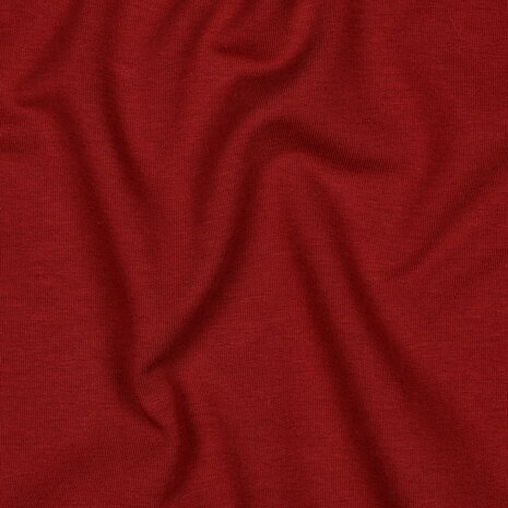 Biologische french terry burgundy KicKenStoffen 09107.041