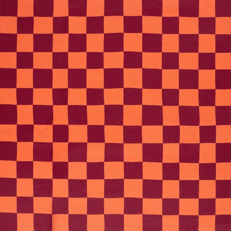 Canvas Blokken Bordeaux Oranje 00124-018