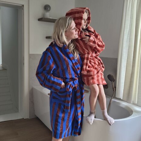 robin badjas van bamboe katoen fleece badstof - kickenstoffen -wisj