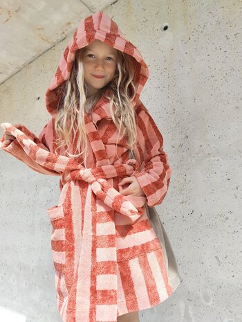 robin badjas van bamboe katoen fleece badstof - kickenstoffen -wisj