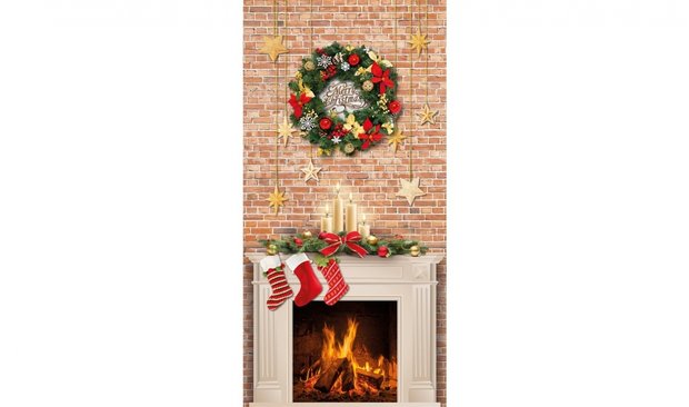 xmas haard canvas 80x150cm