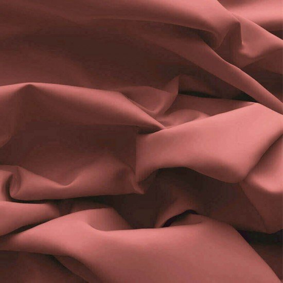 roze-terracotta uni poplin