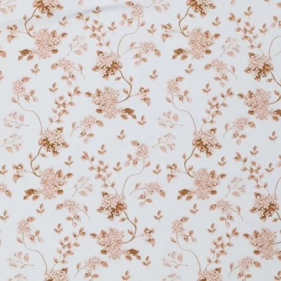 wit perzik hortensia bloemen - digitaal tricot