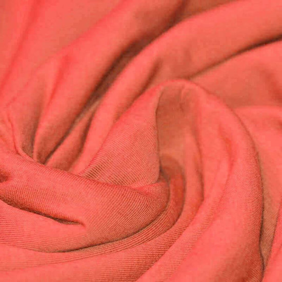pink coral plain jersey
